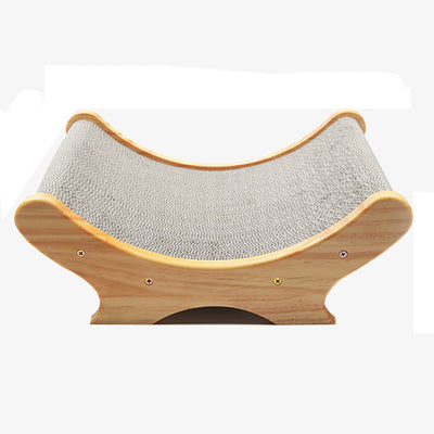 Claw Wooden Frame Corrugated Scratcher Toy