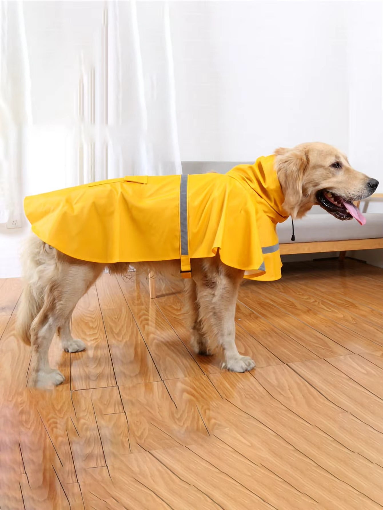 Dog Adjustable Poncho Raincoat