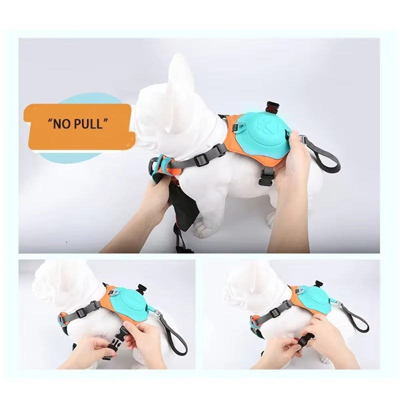 Retractable No-Pull Harness For Small Dogs