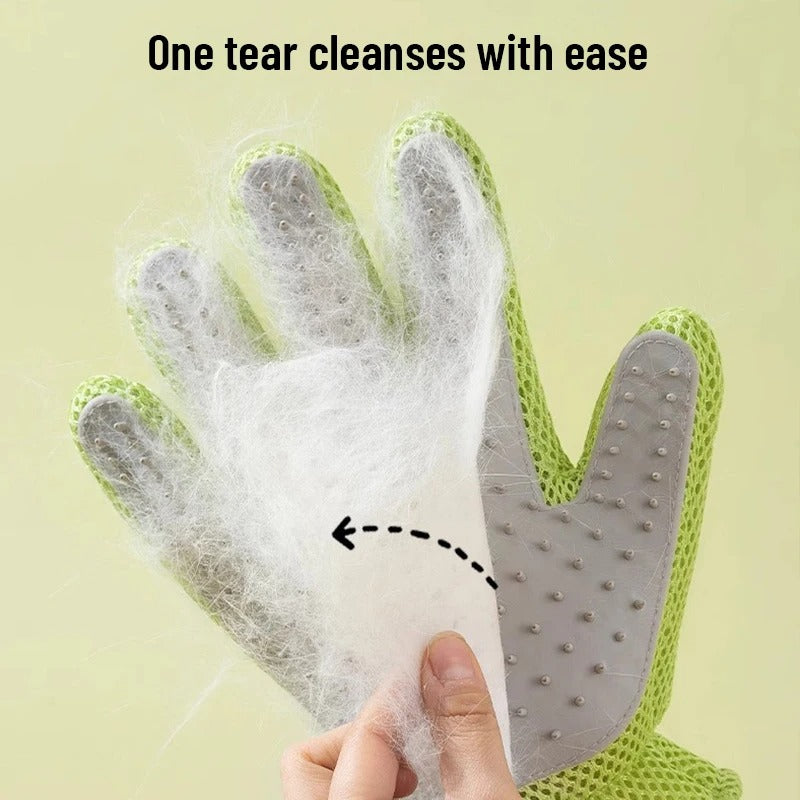 2 in 1 Pet Shedding Fur Remover Glove