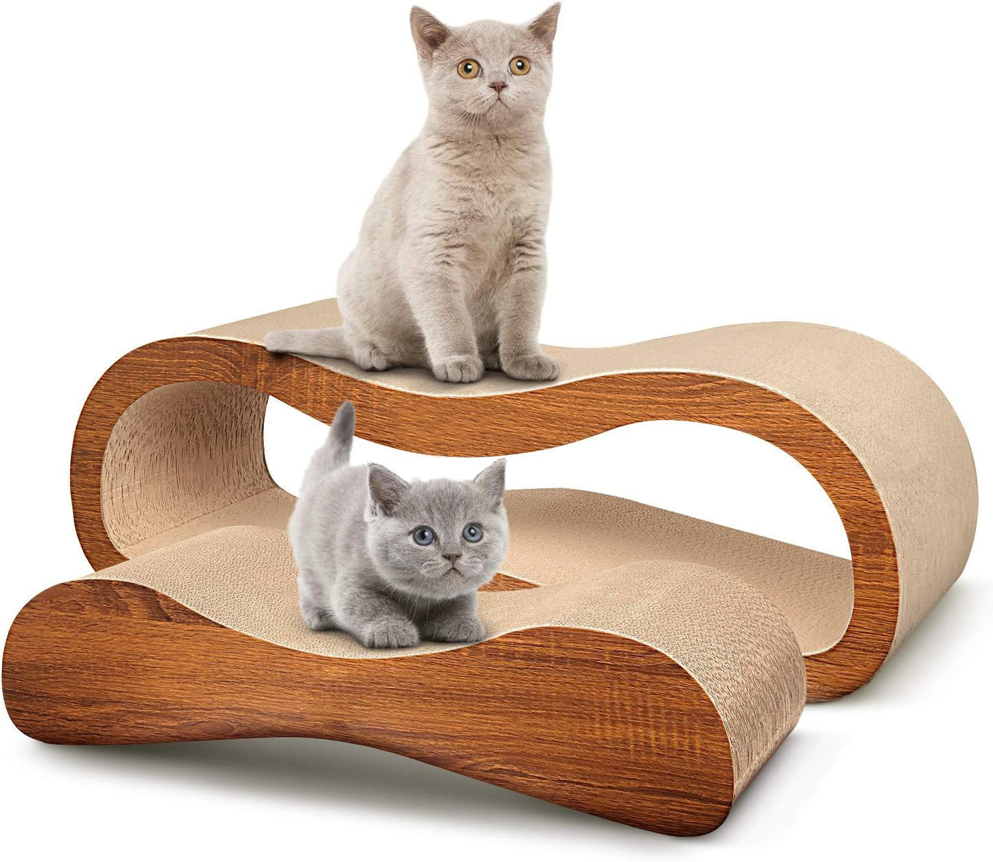2 in 1 Cat Cardboard Scratcher Lounge Furniture