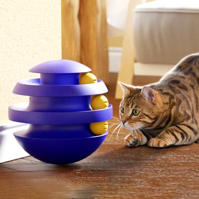 Cat Rotating Tumbler Ball Toy