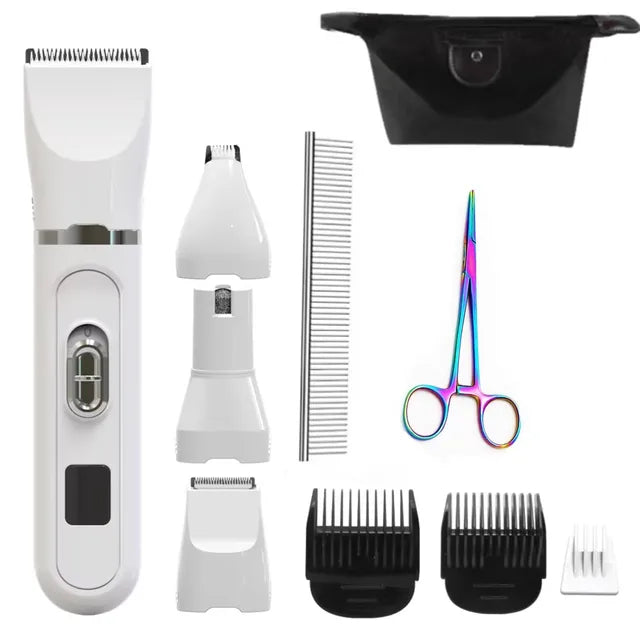 4 in 1 Pet Electric Grooming Trimmer Set