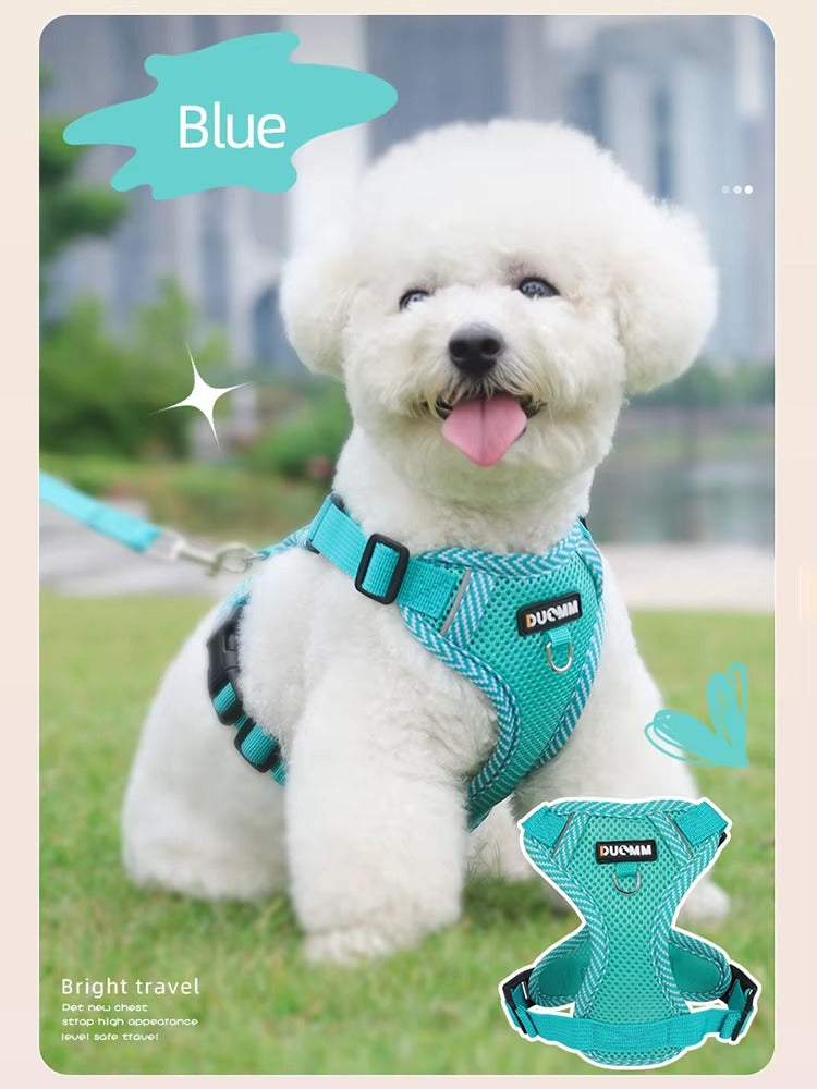 No Pull Reflective Harness & Leash For Small & Medium Dogs