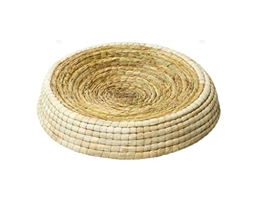 Cat Woven Straw Basket Bowl-Shaped Scratching Pad