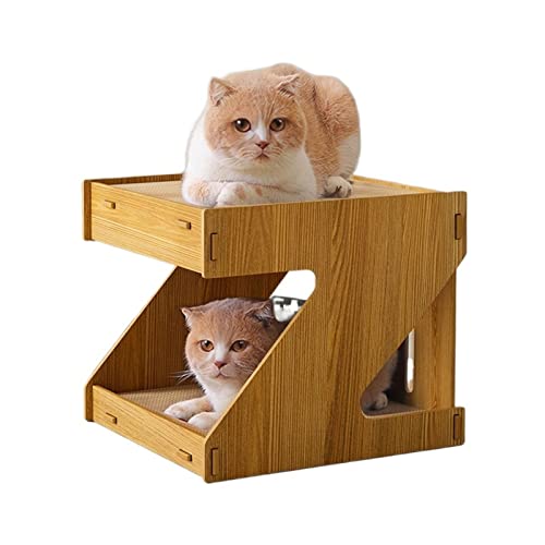 Cat Wooden Scratcher House