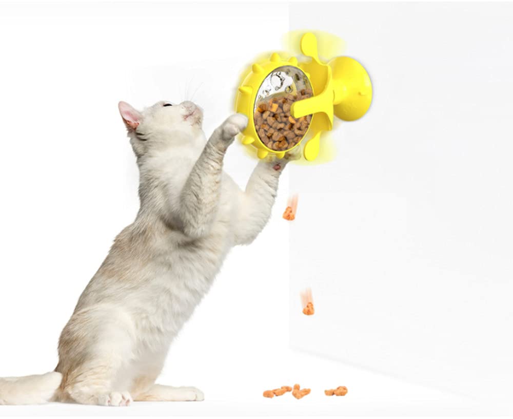 Pet Slow Feeder Windmill Spin Toy