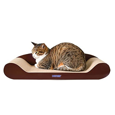 Cat Lounge Scratcher Cardboard Bed