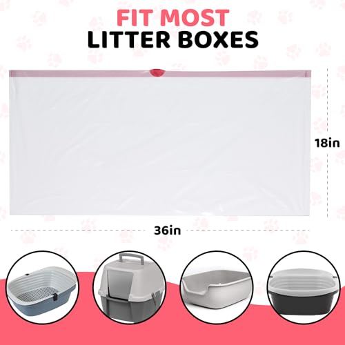 Cat Drawstring Litter Box Waste Liners