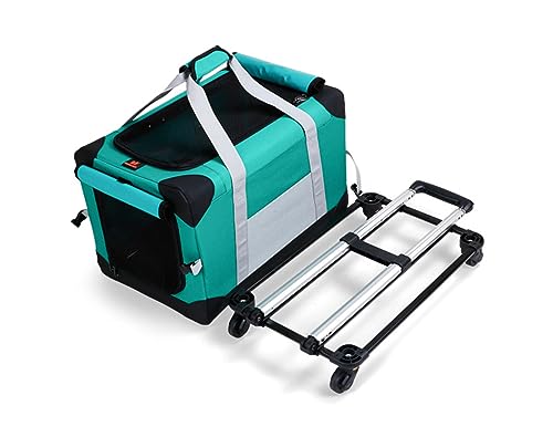 Pet Airplane Wheeled Trolley Carrier