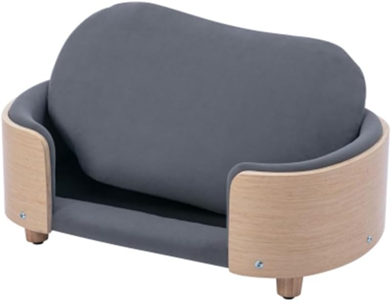 Pet Scandinavian Style Solid Wood Sofa Bed