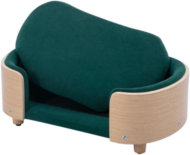 Pet Scandinavian Style Solid Wood Sofa Bed