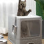 Cat Foldable Litter Box With Drawer