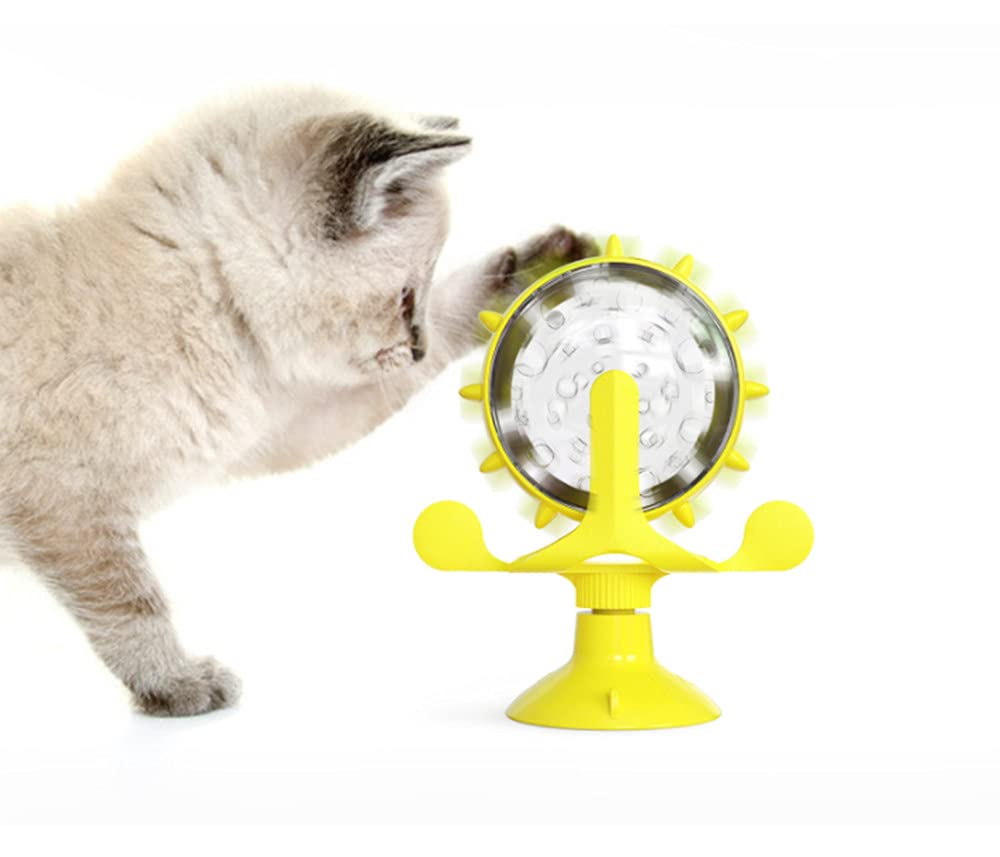 Pet Slow Feeder Windmill Spin Toy