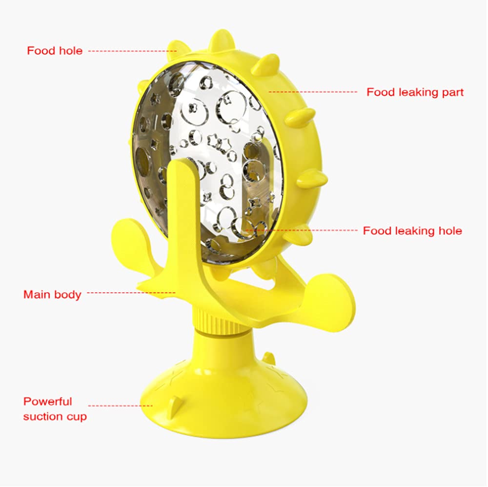 Pet Slow Feeder Windmill Spin Toy