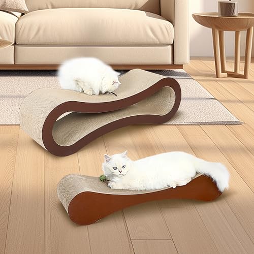 2 in 1 Cat Cardboard Scratcher Lounge Furniture