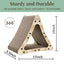 Cat Triangle Scratching Carboard Post Ramp