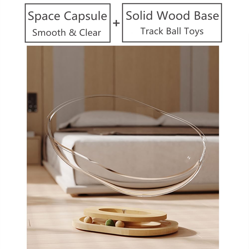 Cat Transparent Space Capsule Bed Nest