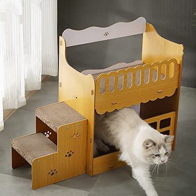 Cat Lounge Scratcher House Bed Furniture