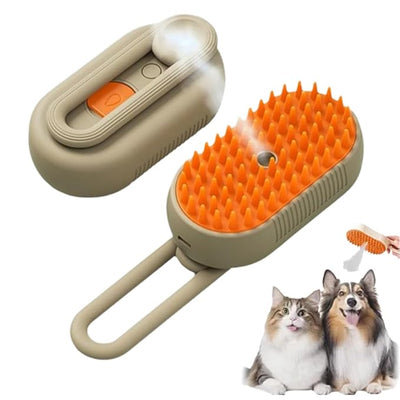 Cat 3 In 1 Grooming Steam Brush