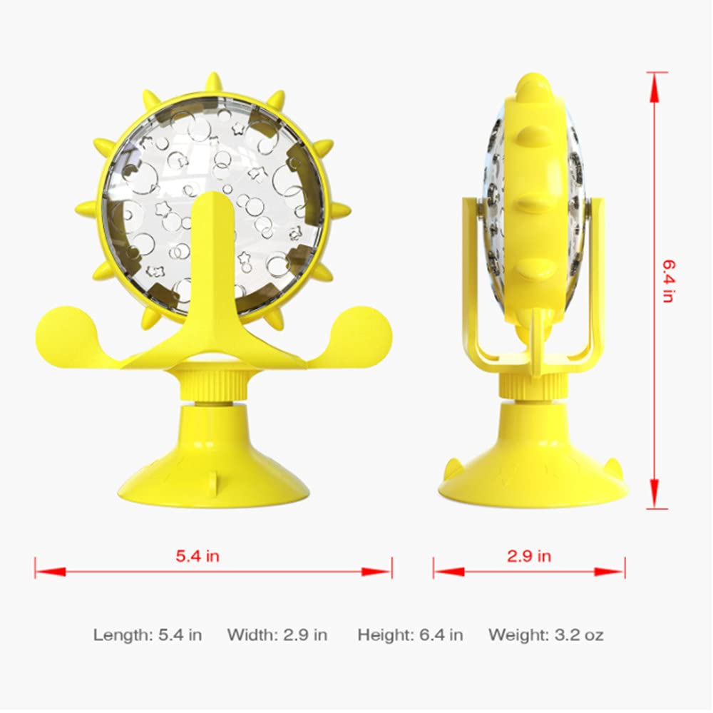 Pet Slow Feeder Windmill Spin Toy