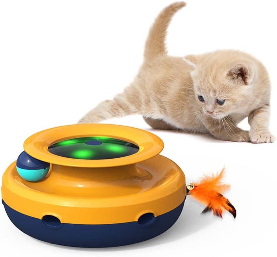 2N1 Interactive Ball & Ambush Feather Cat Toy