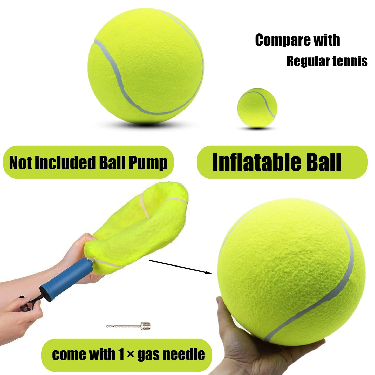 Dog Giant Oversized Tennis Ball Toy