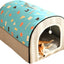 Pet Enclosed Kennel House Bed