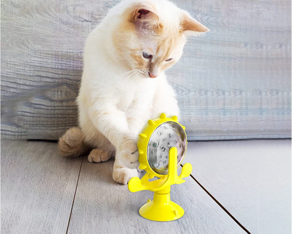 Pet Slow Feeder Windmill Spin Toy