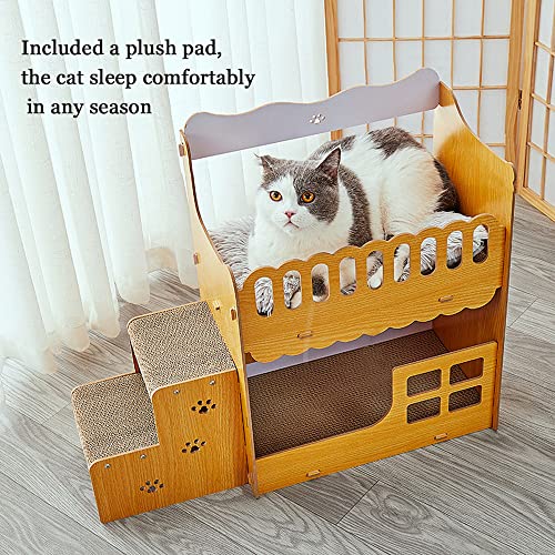 Cat Lounge Scratcher House Bed Furniture