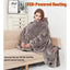 Oversized Heated Hoodie Blanket With Pet Pocket