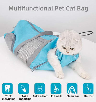 Cat Grooming Restraint Bath Bag