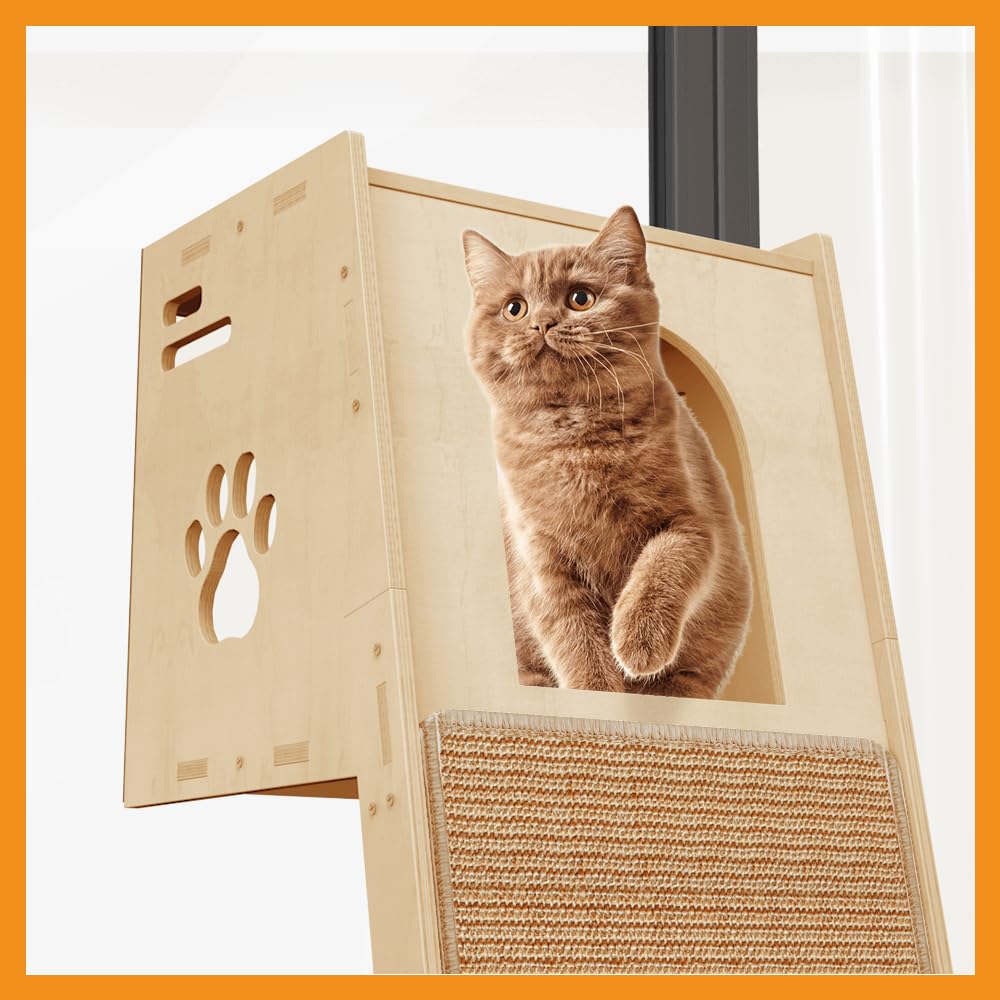 Cat Versatile Tree Tower With Scratching Mat