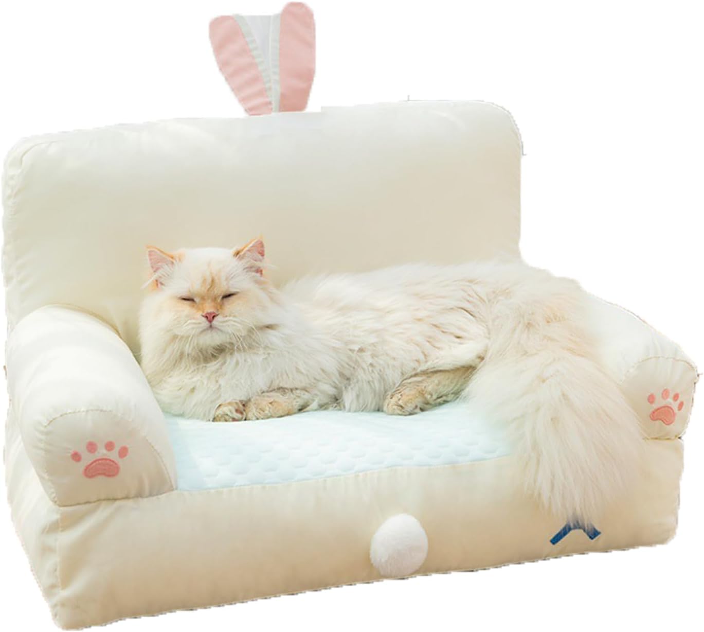 Pet Plush Calming Couch Bed