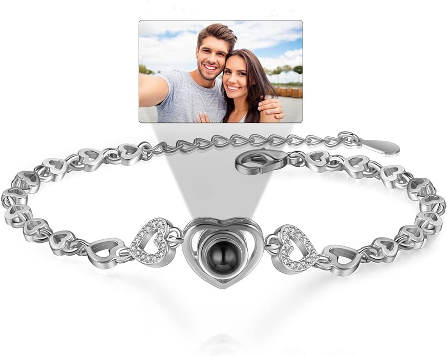 Personalized Photo Projection Charm Pendant