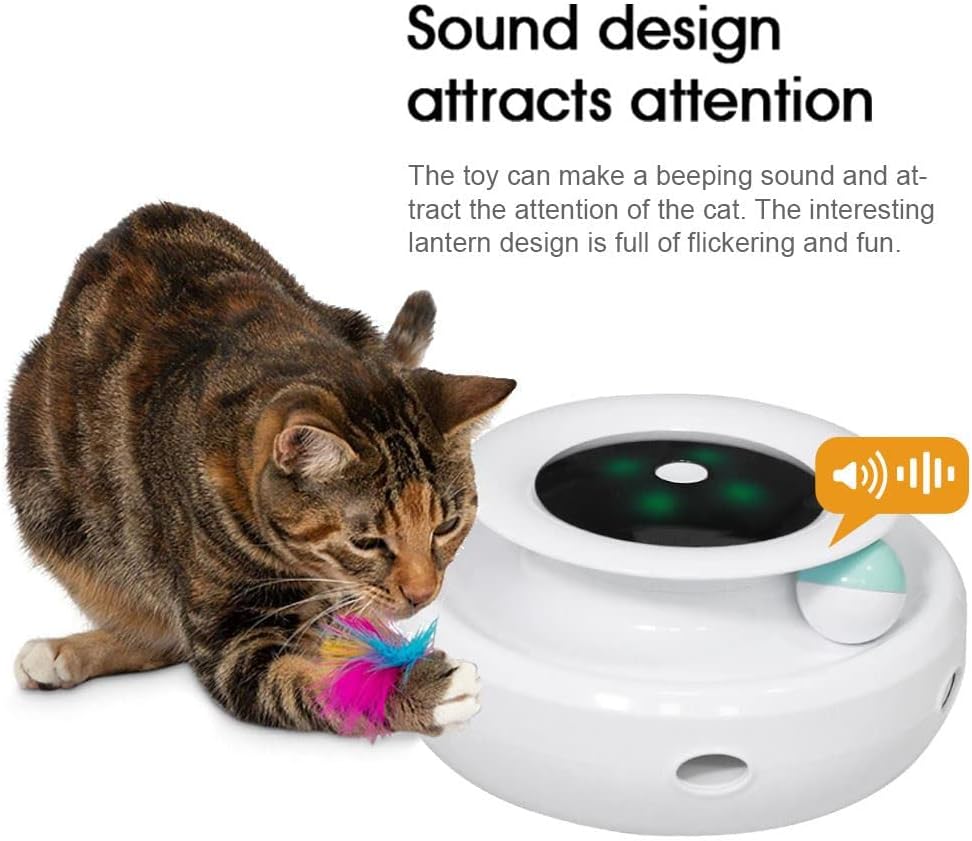 2N1 Interactive Ball & Ambush Feather Cat Toy