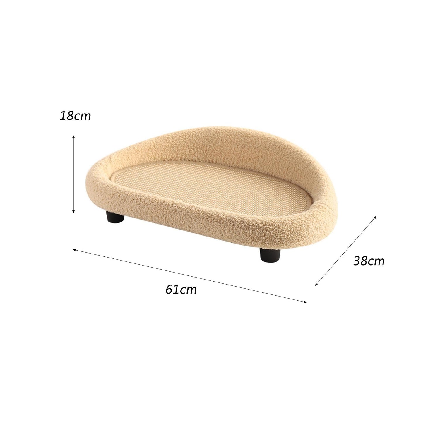 Cat Sisal Scratcher Couch Bed