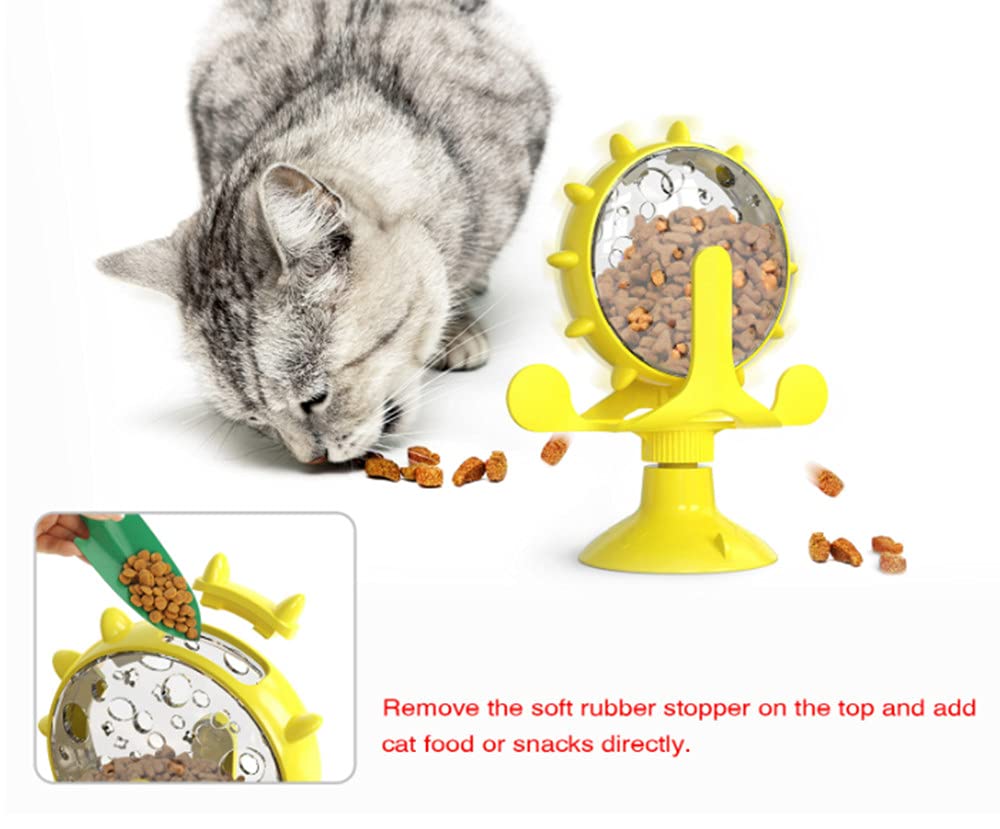 Pet Slow Feeder Windmill Spin Toy