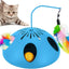 3-in-1 Automatic Feather & Bell Cat Toy