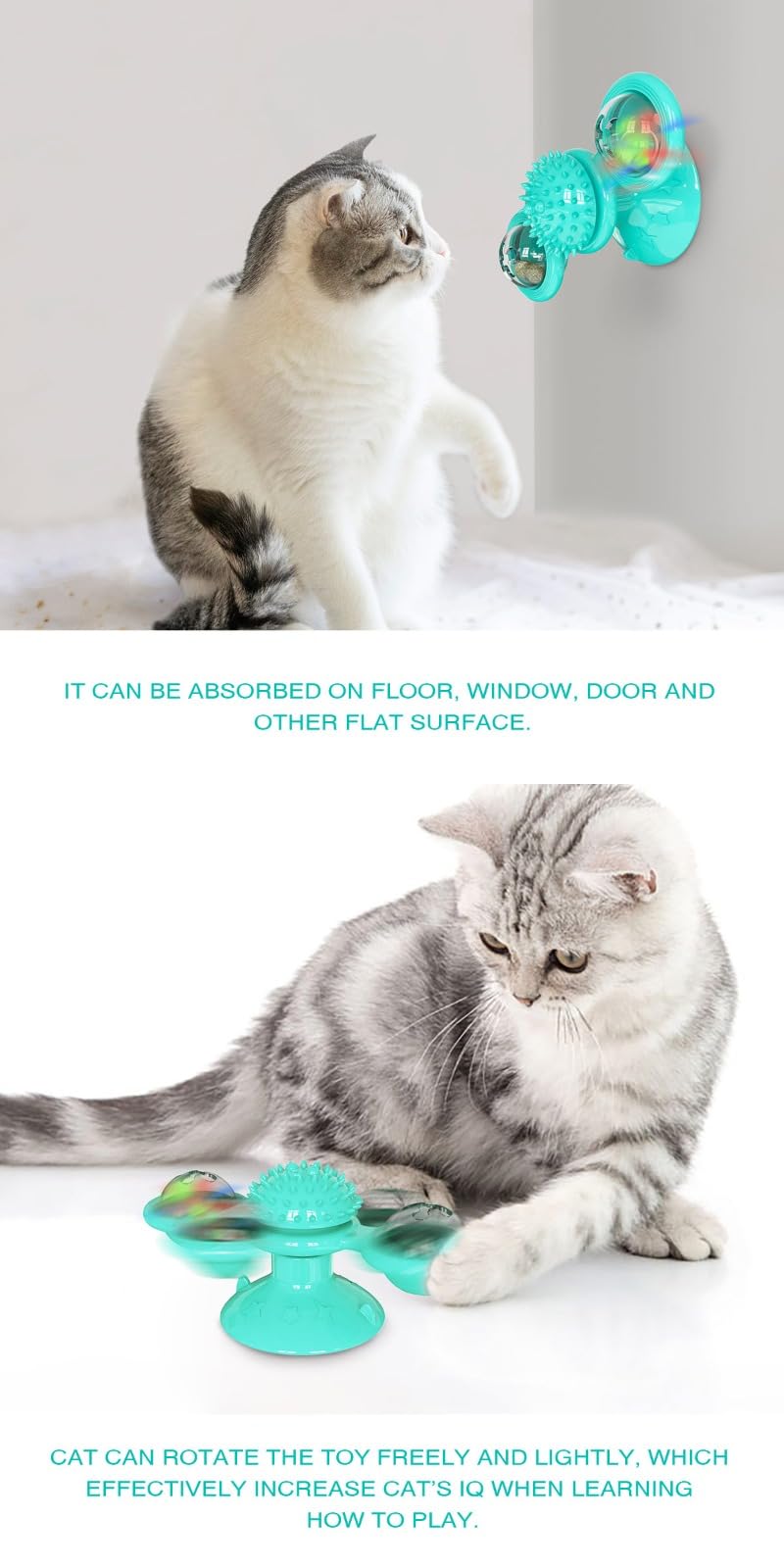 Cat Rotating Windmill Spinner Toy