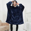 Oversized Heated Hoodie Blanket With Pet Pocket