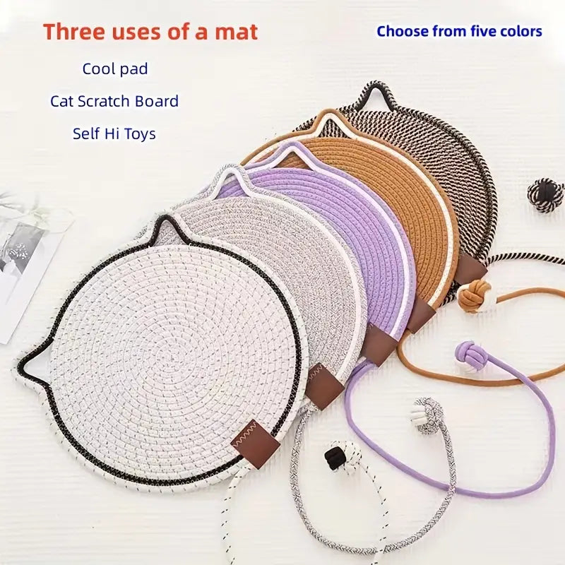 Cat Natural Cotton Rope Scratch Pad