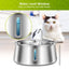 Cat 4L Stainless Steel Water Fountain