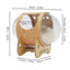 Cat Wooden Bed Transparent Spaceship Capsule