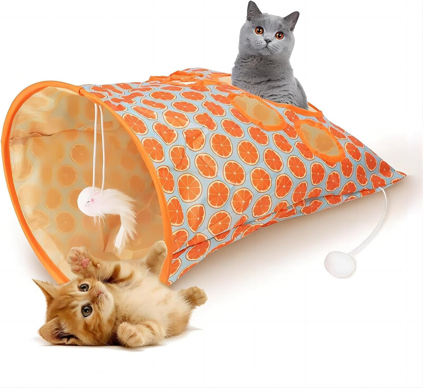 Cat Crinkle Tunnel Bag Toy