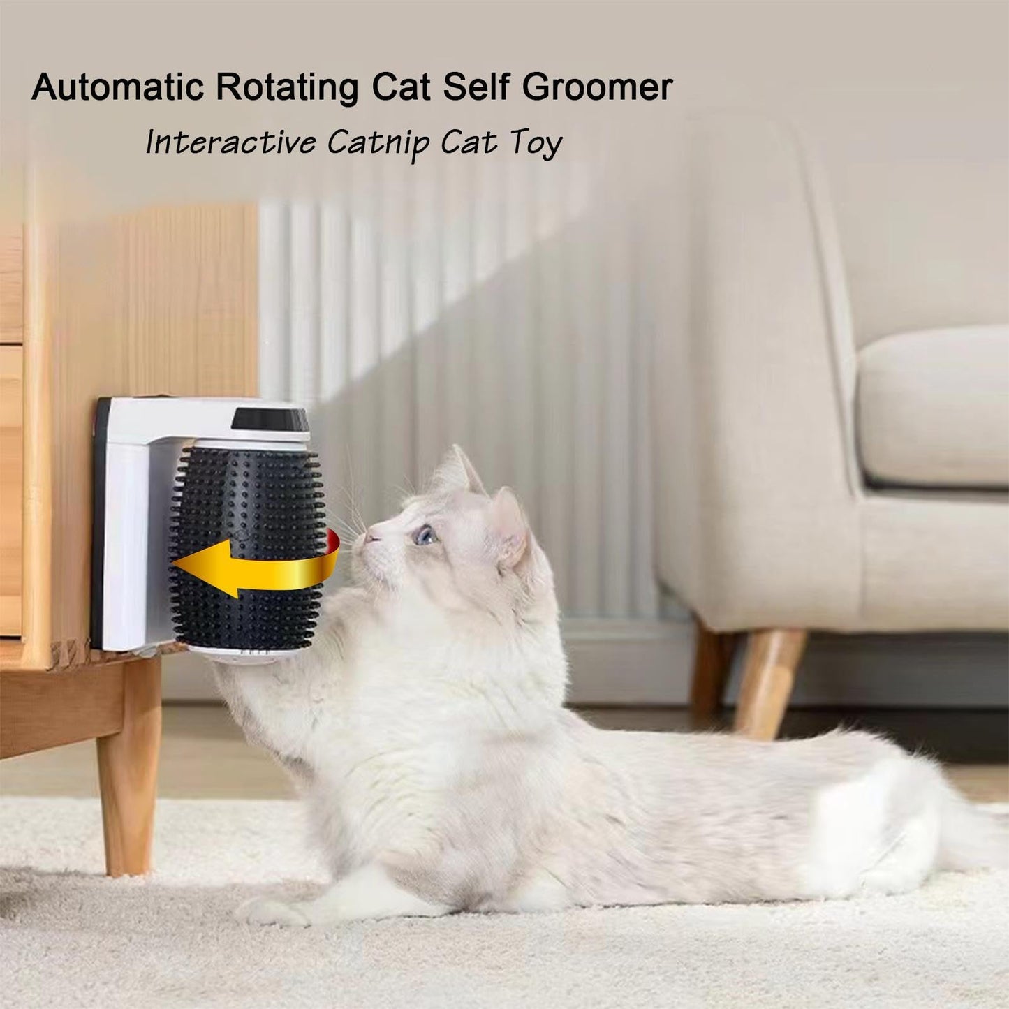 Cat Automatic Wall Mounted Self-Grooming Brush