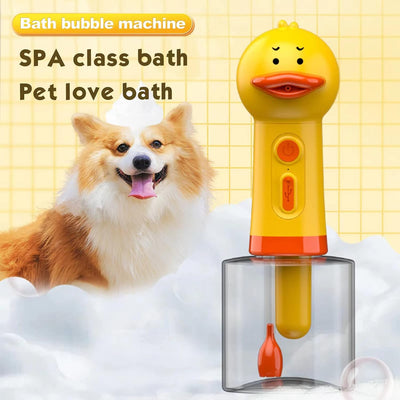 Electric Foam Soap Bath Dispenser For Dogs
