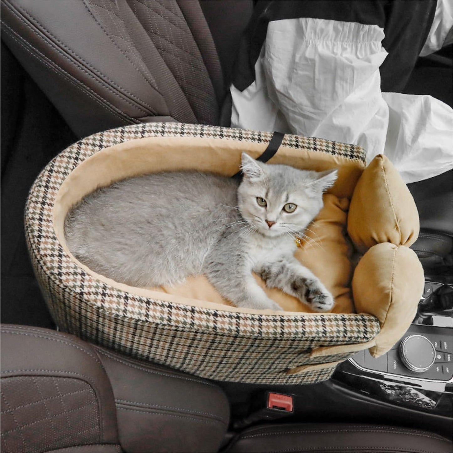 Pet Front Car Seat Carrier Bed