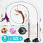 Cat Feather Bird Suction Cup Interactive Toy