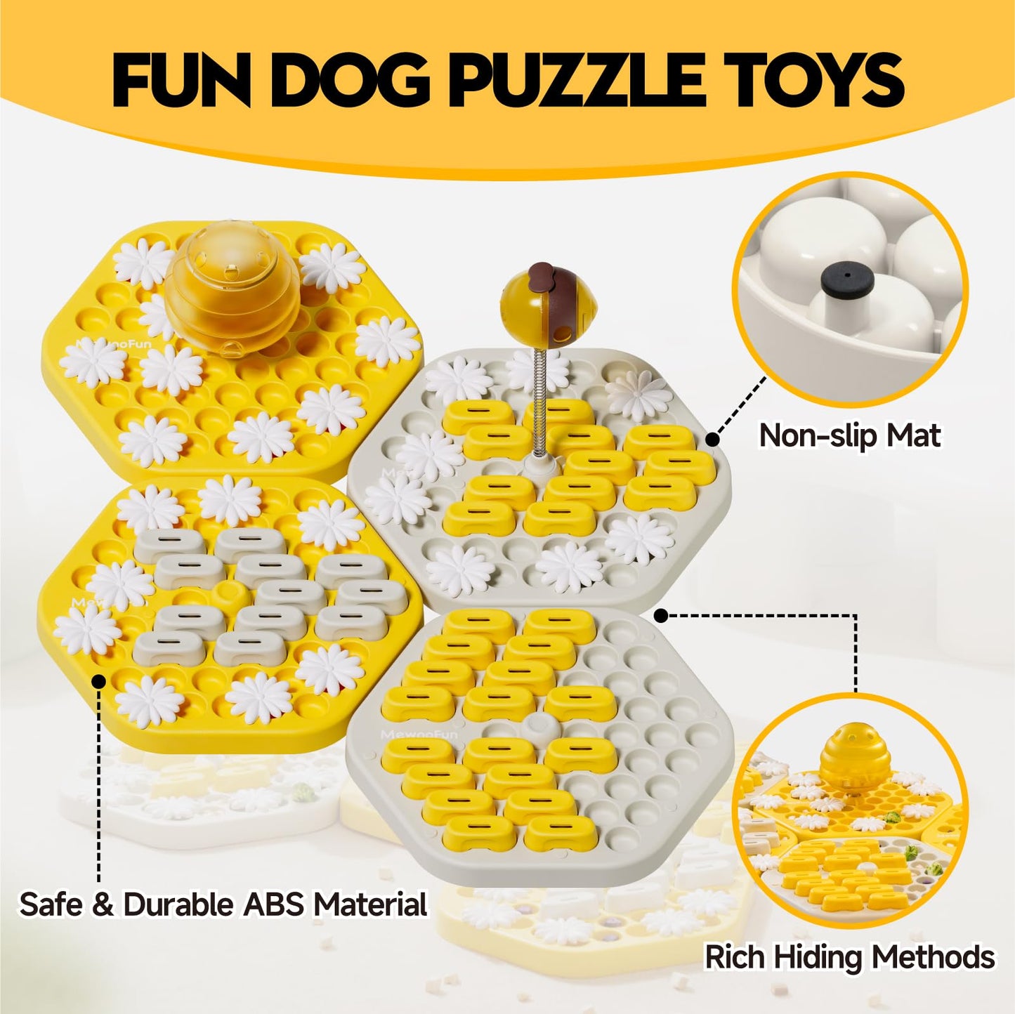 Pet Slow Feeder IQ Training Puzzle Toy